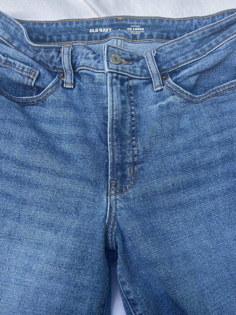 Old Navy Women’s OG Loose Blue Denim Jeans